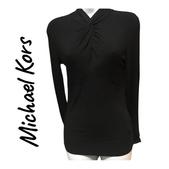 MK Michael Kors NWOT fashion top sz Petite. May also fit S/M - Picture 2 of 5